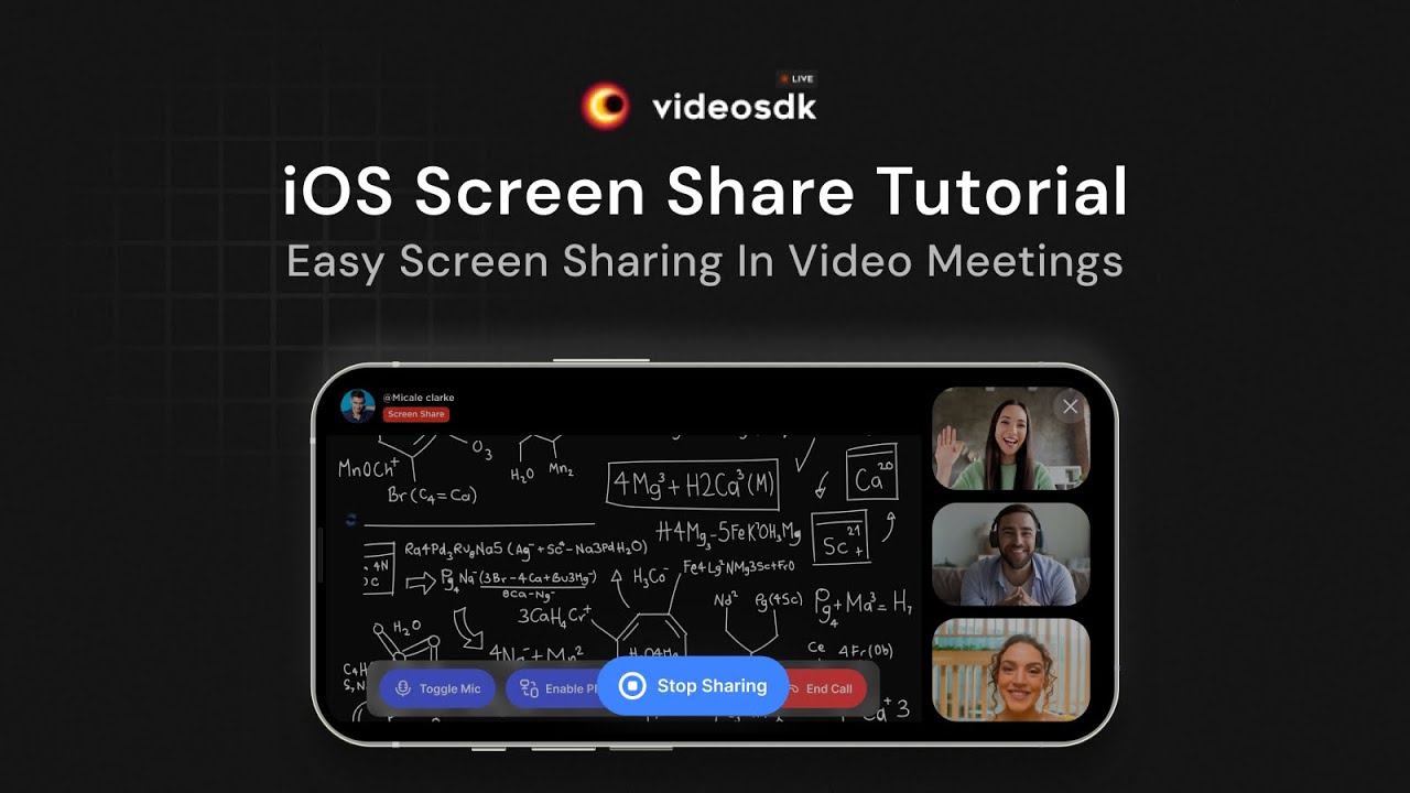 Implement Native iOS Screen Sharing for Meeting Apps (VideoSDK Tutorial ...