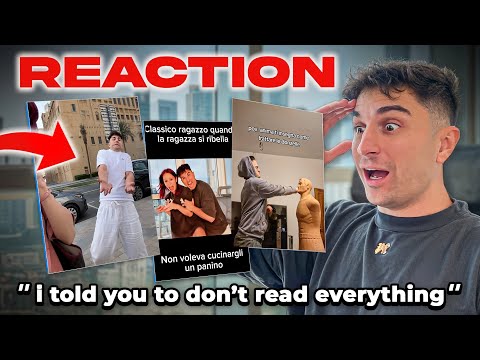 REACTION ai MEME più ASSURDI che mi avete fatto su TikTok!