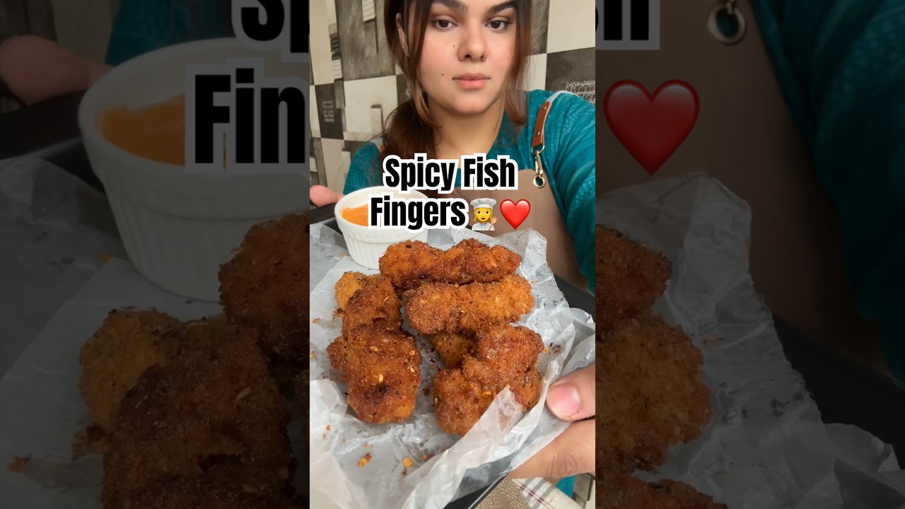 Spicy finger fish🤤👩‍🍳 
