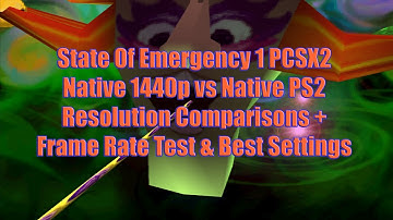 State Of Emergency 1 PCSX2 Native 1440p vs Native PS2 Resolution Comparisons + Frame Rate Test