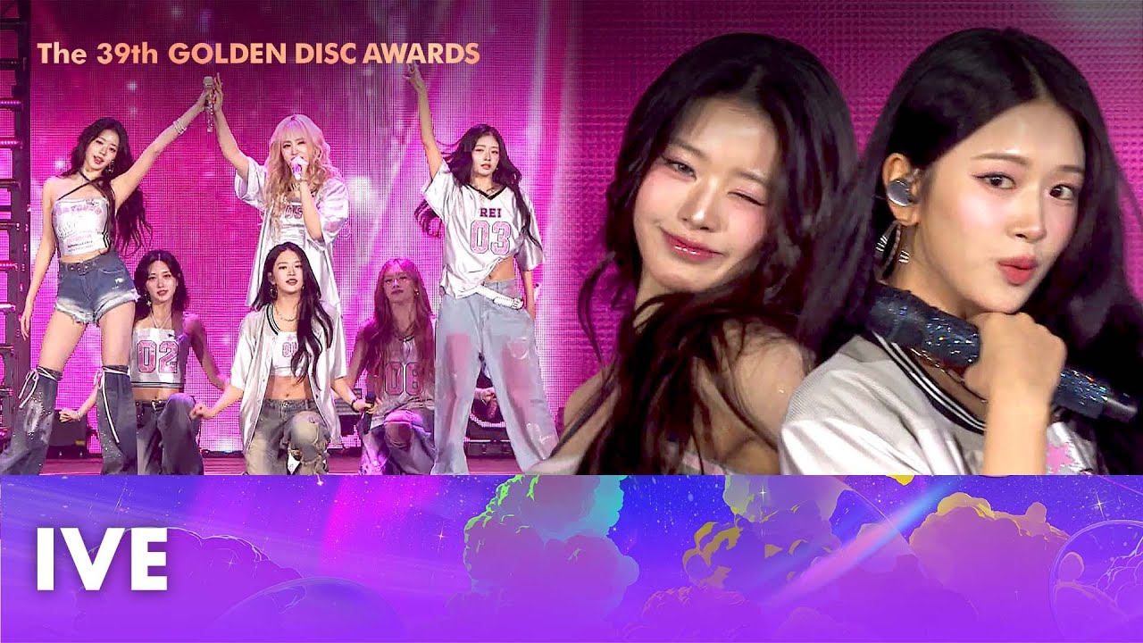 [제39회 골든디스크] IVE - 'Intro + 해야 (HEYA) + All Night (Rock ver.)' ♪ | JTBC 250107 방송