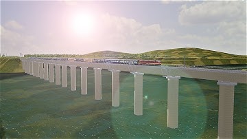 19312 Indore-Pune Express (Crossing Longest Bridge) Full Journey Part 3 || Msts & Open Rails ||