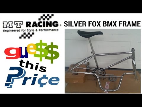Vintage Old School MT Racing Silver Fox BMX Frame - GUESS THIS PRICE! EBAY AUCTION GAME