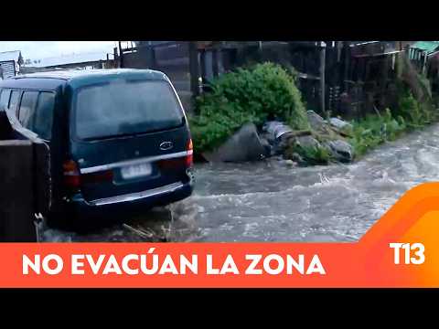 Talagante residents refuse to evacuate their homes despite SAE alert