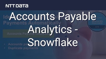 Accounts Payable Analytics for Snowflake – NTT DATA Databytes Ep 39
