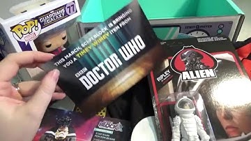 February 2016 Sci-Fi Nerd Block Unboxing Opening - Star Wars Alien Star Trek | Birdew Reviews