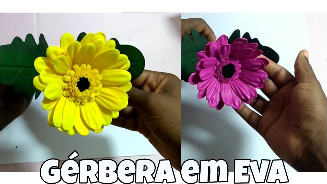 Como Fazer Gérbera em Eva