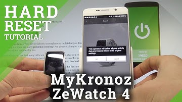 How to Hard Reset MyKronoz ZeWatch 4 - Factory Reset / Unpair Smartwatch