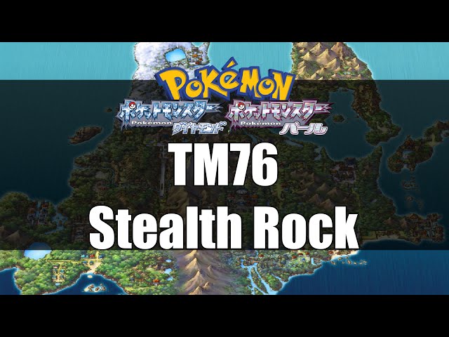 How To Get TM76 Stealth Rock in Pokémon Platinum - Guide Strats