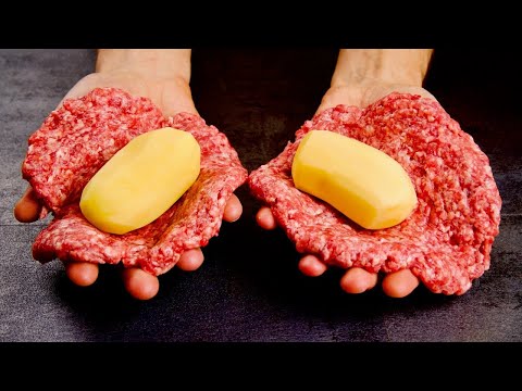Video: Wie Man Kartoffelpuffer Mit Hackfleisch Kocht