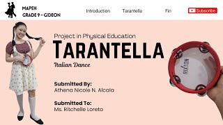 MAPEH - P.E. 9 - Tarantella Dance (Performance Task)