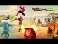Simba The Lion And The Superheroes Challenges Simba The Lion King Of The Jungle Cartoon Jung