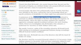Rockefeller CEO suicide
