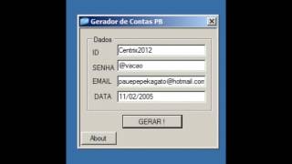 Account Generator 3.4.2 - Gerador De Contas Para PB