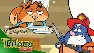 Scaredy Squirrel - Luck Be A Penny / How To Succeed In Groceries | Full Episode | Treehouse Direct