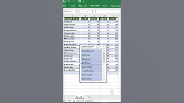 How to use slicer in Excel #slicer #shorts #excel