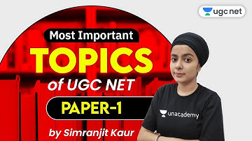 NTA UGC NET | Paper 1 | Special Session by Simranjit Kaur | Most Important Topics of UGC NET