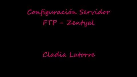 Configuración Servidor FTP - Zentyal