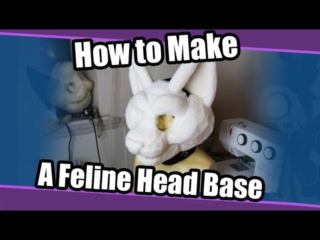 Feline soft foam head base for costumes, mascots and fursuits. – Runaway  Workshop