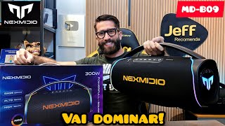 NEXMIDIO BOOMBOX MD-B09 300W IPX6: A CAIXA DE SOM QUE TEM TUDO PRA SER A RAINHA DO CUSTO BENEFÍCIO!