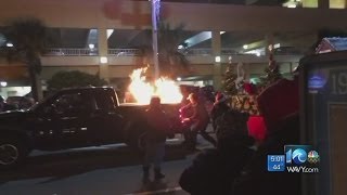 Anne McNamara reports on VB float fire