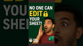 Protect Excel Sheet in Seconds 🔒 | No One Can Edit! #excel #lock #exceltutorial #exceltips #sheet