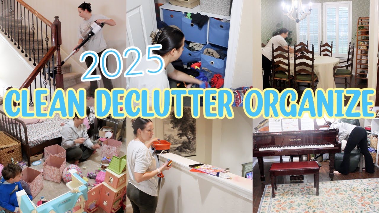 2025 EXTREME CLEAN DECLUTTER & ORGANIZE WITH ME! SPEED CLEANING ...