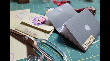 Fussies Ephemera Holder - Accordion File Folder Envelope Booklet