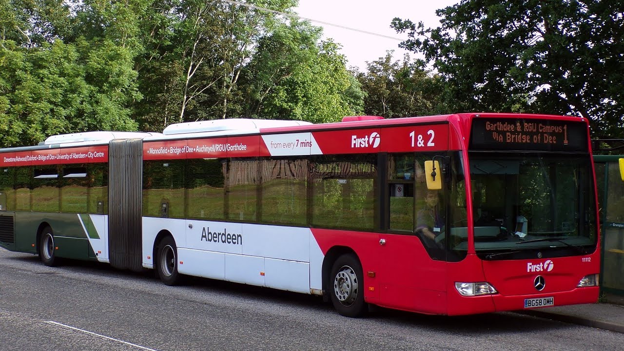 [Kickdown] Mercedes-Benz O530G Citaro (ZF) | 11112 BG58OMH | First Aberdeen | Service 1