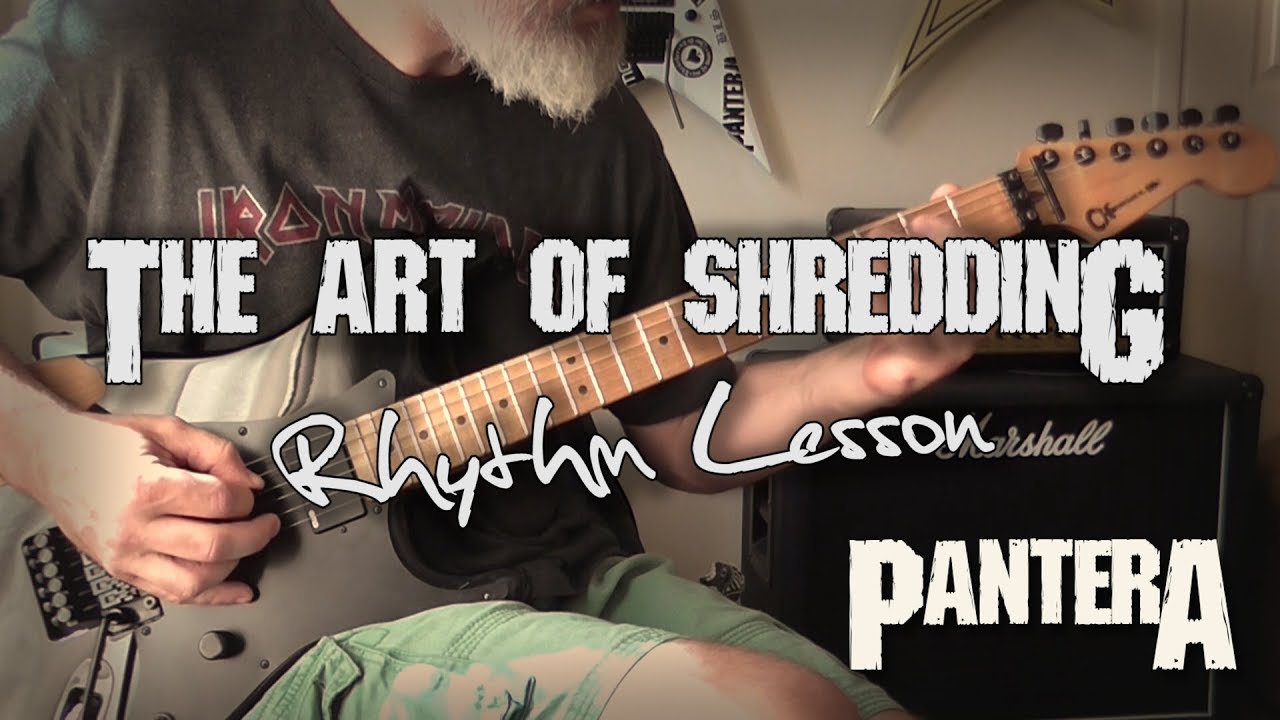 Pantera - The Art Of Shredding Rhythm Guitar Lesson