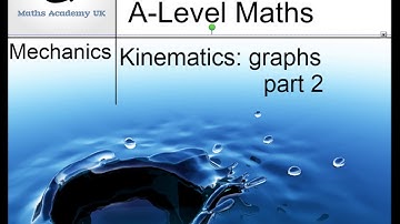 Displacement time and Velocity time graphs - part 2 of 2