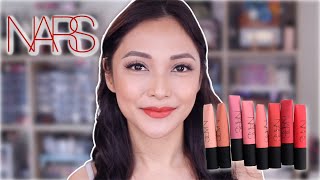 NEW!!!! NARS AIR MATTE LIP COLOR | LIP SWATCHES 2021