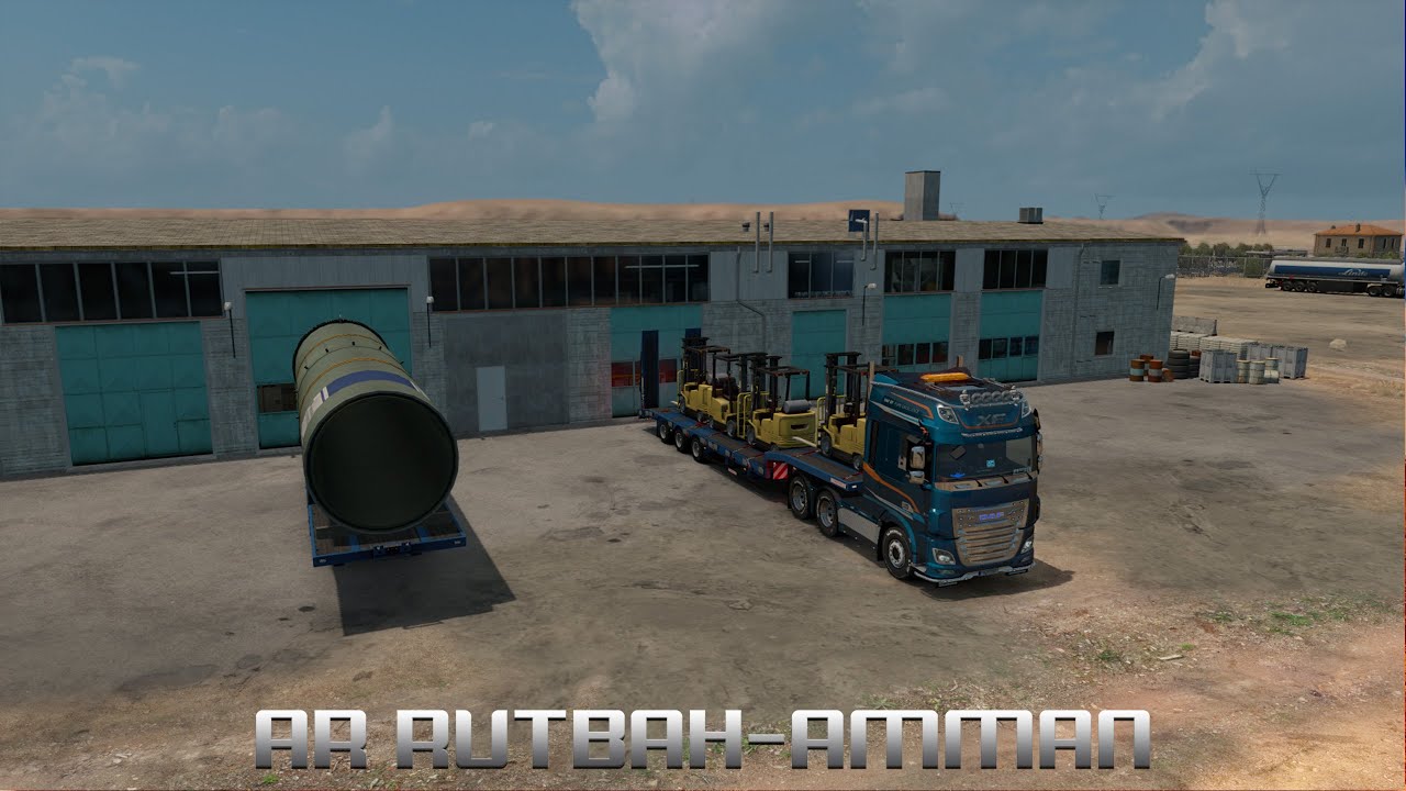 Euro Truck Simulator 2 - ProMods - Silent Trucking - Ar Rutbah-Amman ...