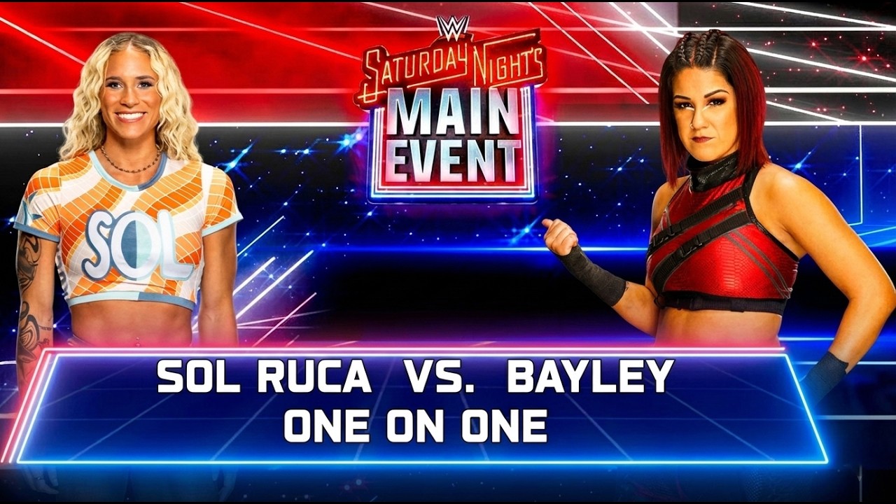 Bayley vs. Sol Ruca - One on One at Saturday Night's Main Event December 13 2025 : WWE 2K25