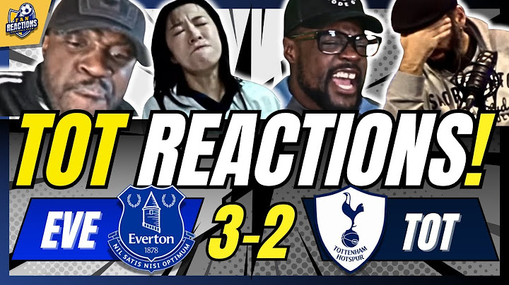 5 TOTTENHAM FANS DISGUSTED REACTIONS TO EVERTON 3-2 TOTTENHAM| PREMIER LEAGUE FAN REACTIONS