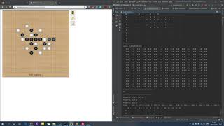 Online Gomoku VS AlphaZero 6