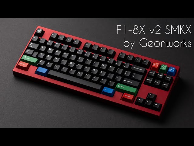 Geonworks F1-8X V2 Aグレード PCBなし Geonworks F1-8X V2 : r/MechanicalKeyboards