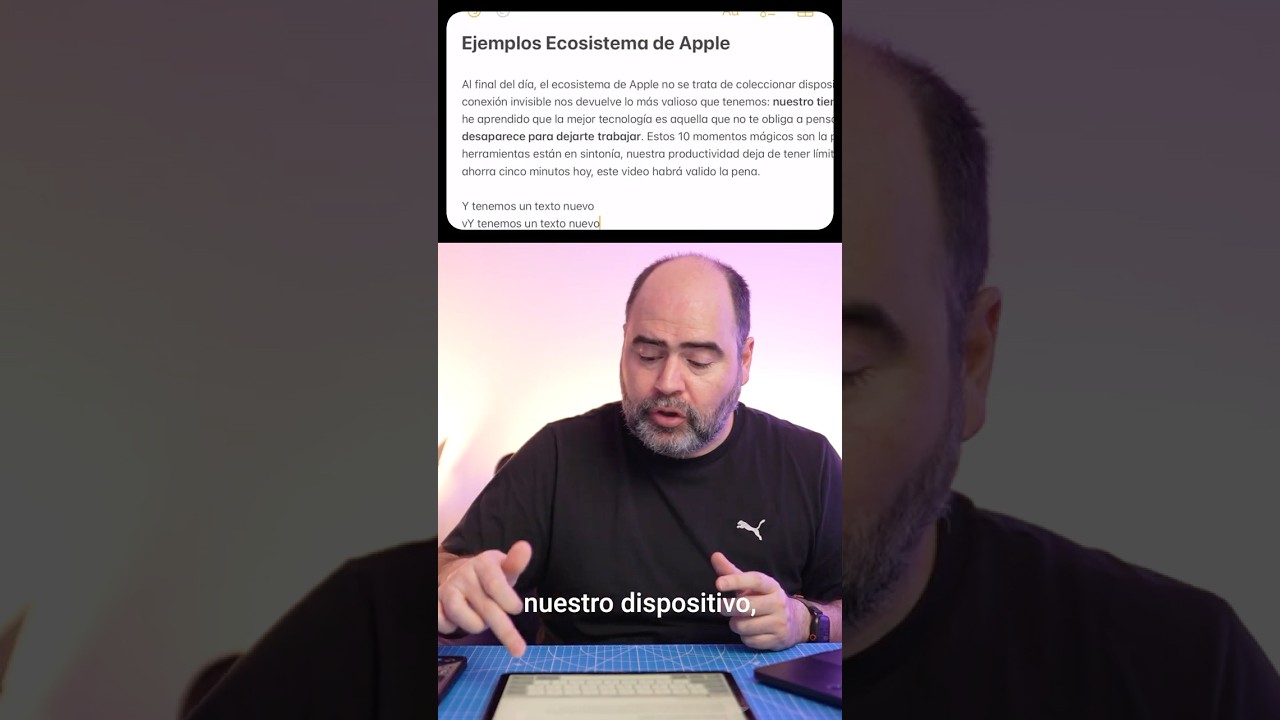 En Apple cuando copias un texto o una foto en un dispositivo lo puedes pegar en cualquier otro