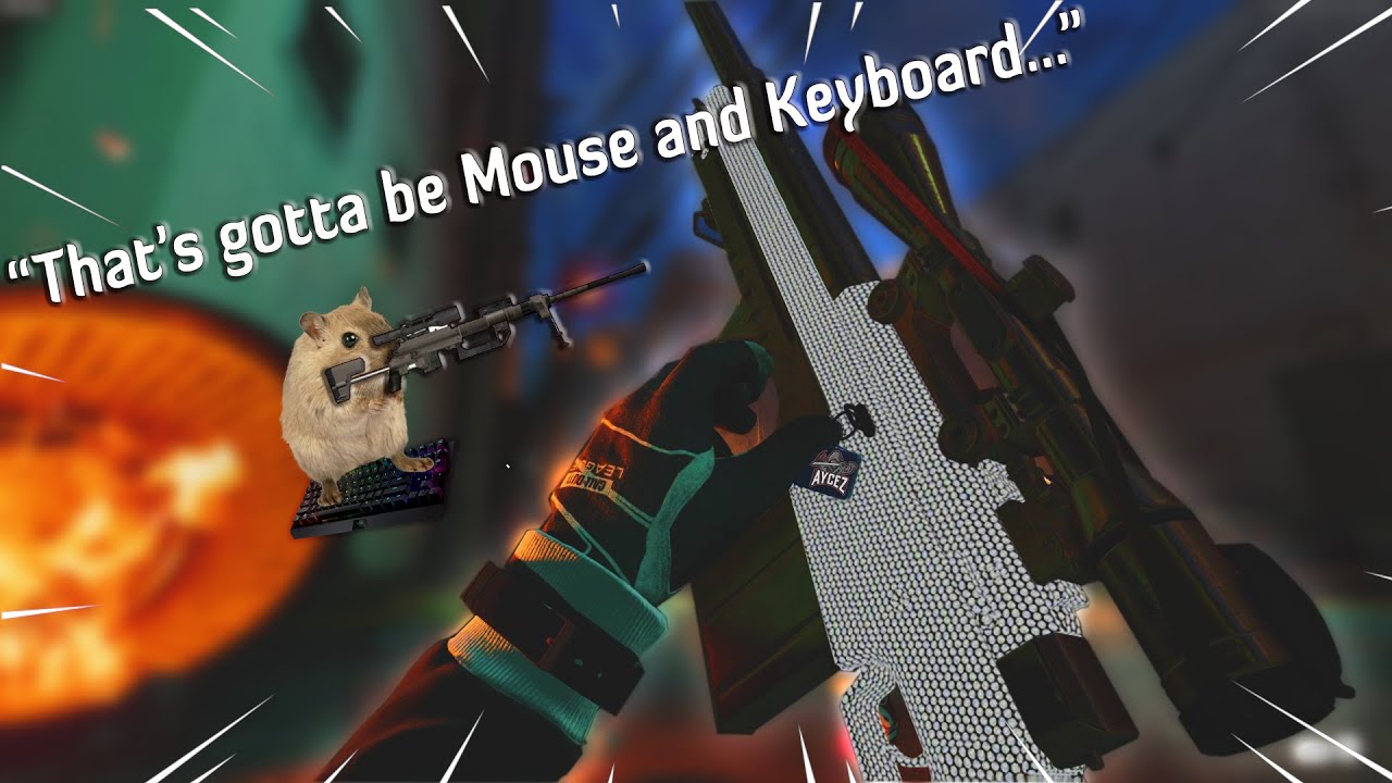 "That's gotta be mouse and keyboard" (Black Ops Cold War Sniping PC