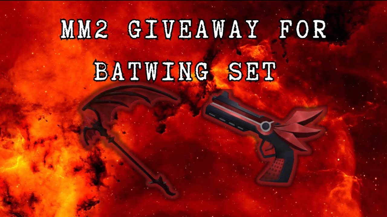 BATWING & DARKBRINGER GIVEAWAY #mm2 - UPDATE - winner is goldiepepes 