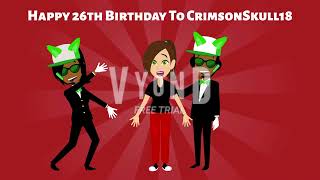 Happy 26Th Birthday To Crimsonskull18Sawney