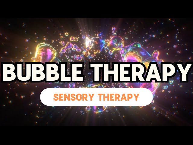 Bubbles Therapy with Relaxing Music || Autism ADHD Sensory Therapy class=