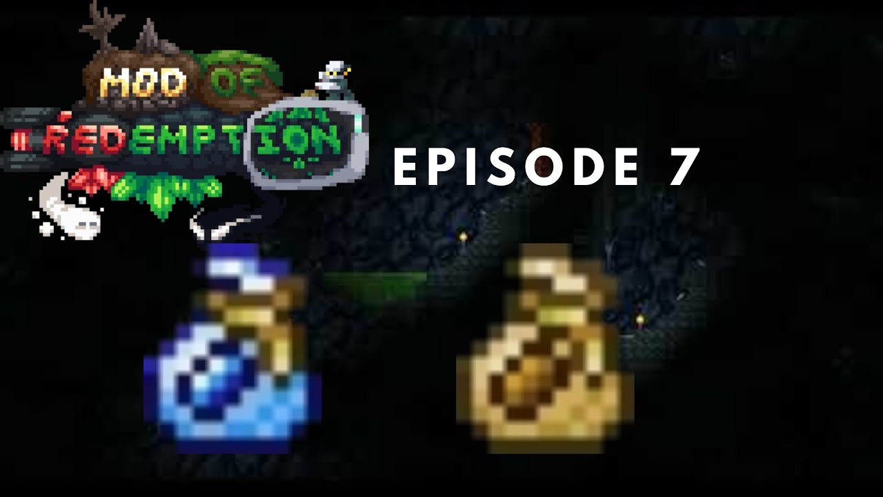 The Blinkroot and Shiverthorn Seed Bag! Terraria Mod Of Redemption Part