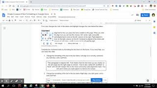 Google Docs  Basic Text Formatting