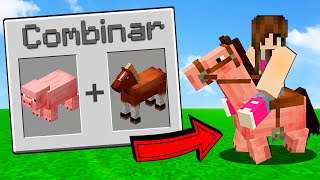 MINECRAFT mas eu transformo os mobs!