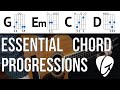 Chord Progression Practice - G Em C D - Unlock The Ability To Play Thousands Of Songs!