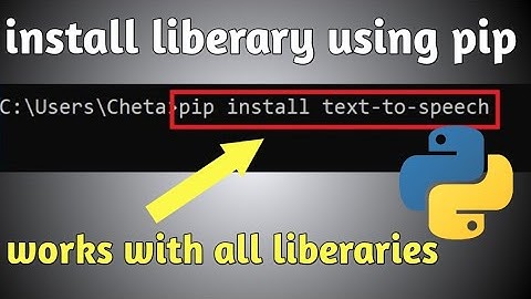 How Pip install command works? | Install Pip to install libraries