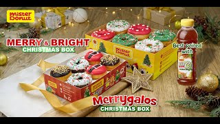 Mister Donut Merry & Bright and Merrygalos Donuts!