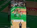 Jaylen Brown was fined $25,000 by the NBA for this gesture in 2024.