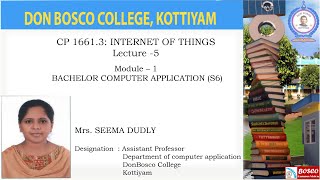 LECTURE -5: INTERNET OF THINGS – MODULE 1- IOT IMPACT -2.. CONNECTED FACTORY -3.--  BCA- S6.